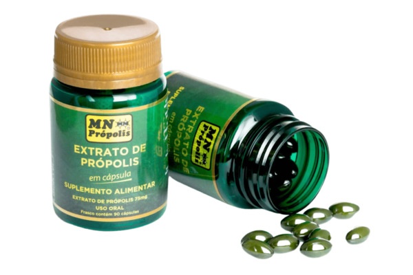 Própolis Verde em Cápsulas 250mg - Imunidade e Bem-Estar