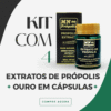 Kit com 4 Extratos de Própolis Ouro em Cápsulas - Imunidade Reforçada