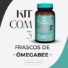 Kit com 3 ÔMEGABEE® - Saúde Completa com Ômega-3 e Própolis Verde