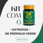 Kit com 6 própolis verde em cápsulas 250mg