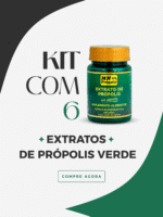 Kit com 6 própolis verde em cápsulas 250mg