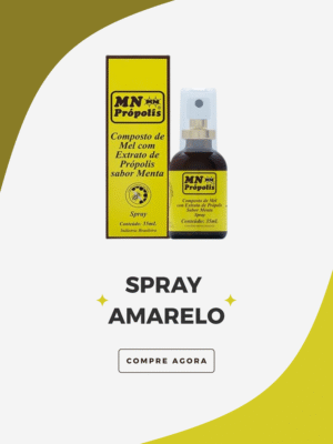 Spray Amarelo – Suavidade e proteção para a garganta no dia a dia