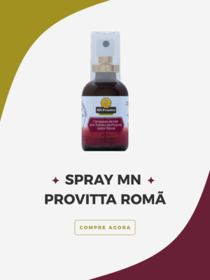 Spray MN Provitta Romã – Própolis, Mel e Romã para Alívio Natural